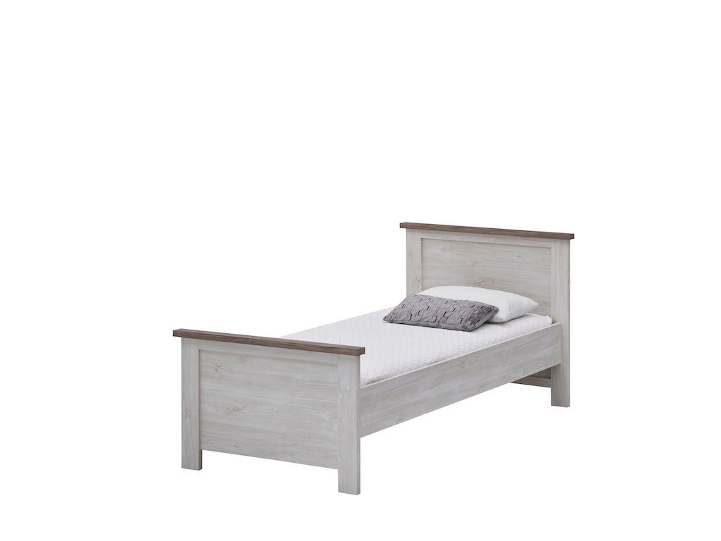 TYC - Bed 90x200 Odette - White Oak - 98x95x209cm