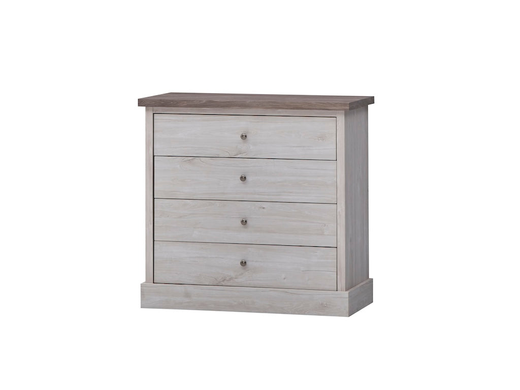 TYC - Commode Odette -  4 lades - White Oak - 85x82x46cm