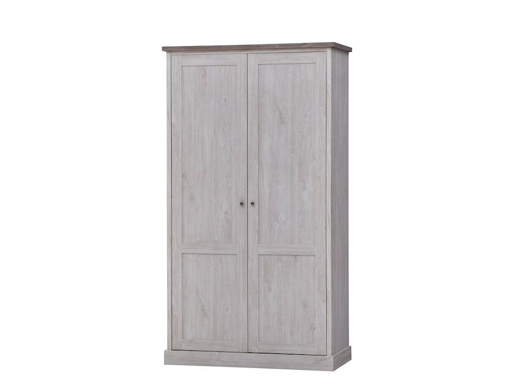 Jeugdkamer Odette - 3-delige set met 2deurs kast - White oak - autumn oak