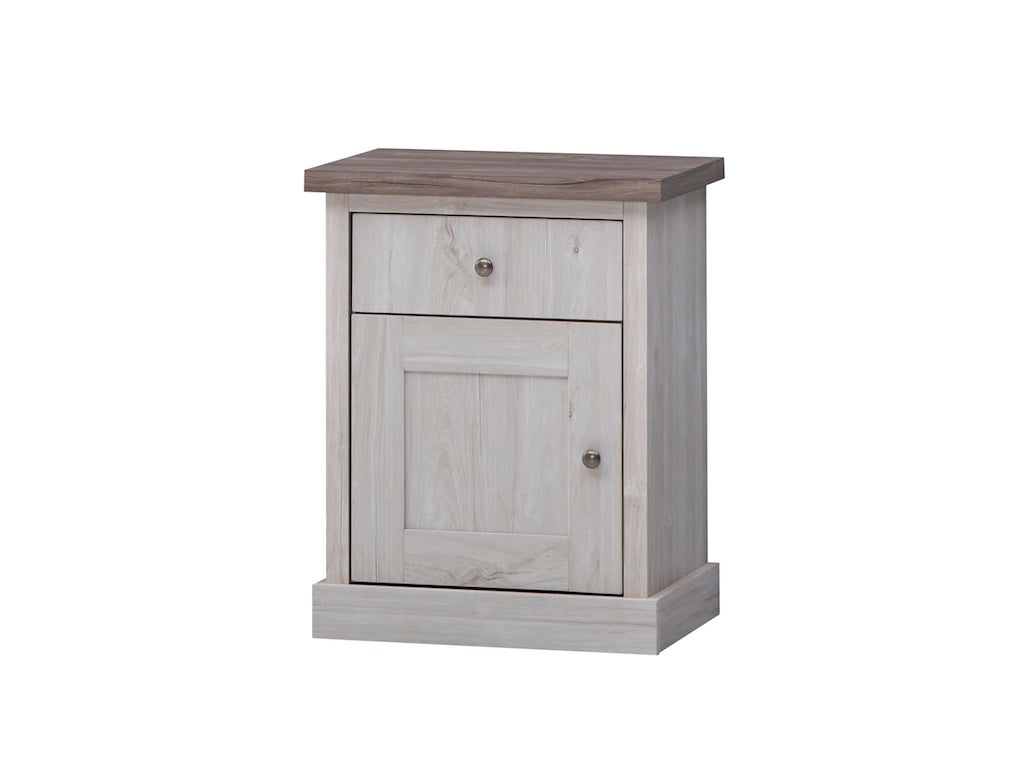 Jeugdkamer Odette - 3-delige set met 3-deurs kast - White oak - autumn oak