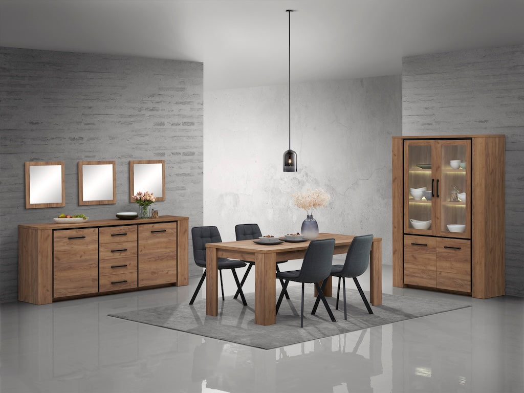 TYC - Eetkamer Ophelia - 3-delige set - French Oak