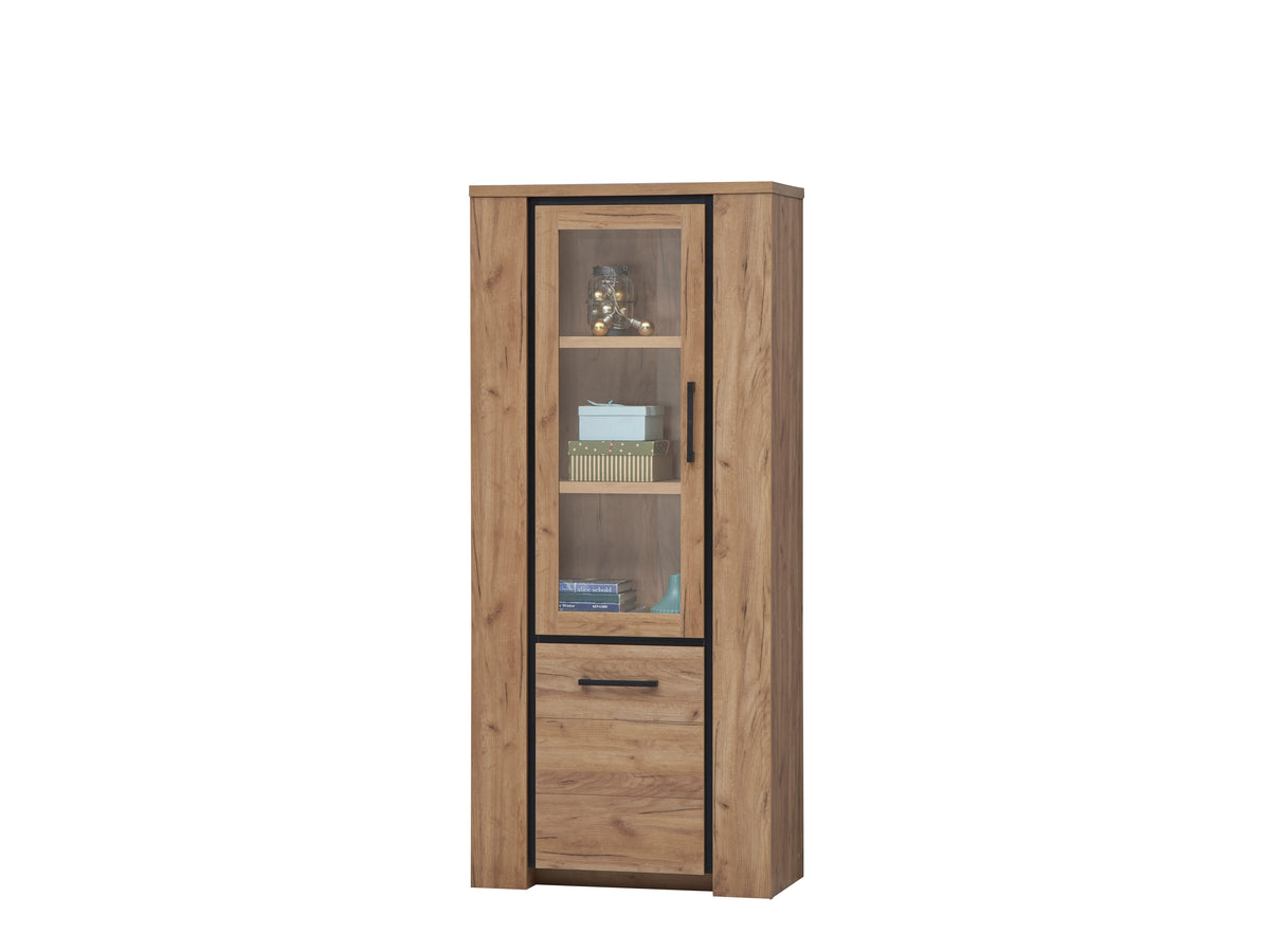 TYC - Tower Ophelia - Glas Deur - French Oak - 85x194x45cm