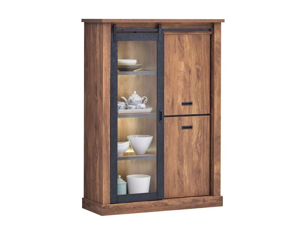 TYC - Barkast + LED355 INCL Orpheus  - Acacia - 125x175x46cm