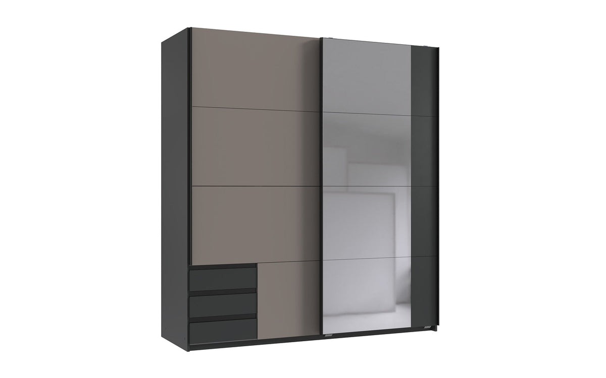 Wimex - Kleerkast Emden - X56776 - Grafiet - 179x198x65cm