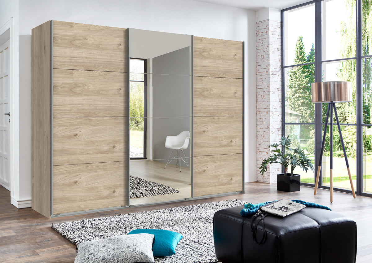 Wimex - Armoire Ernie - 421796 - Chêne hickory - 270x208x65cm