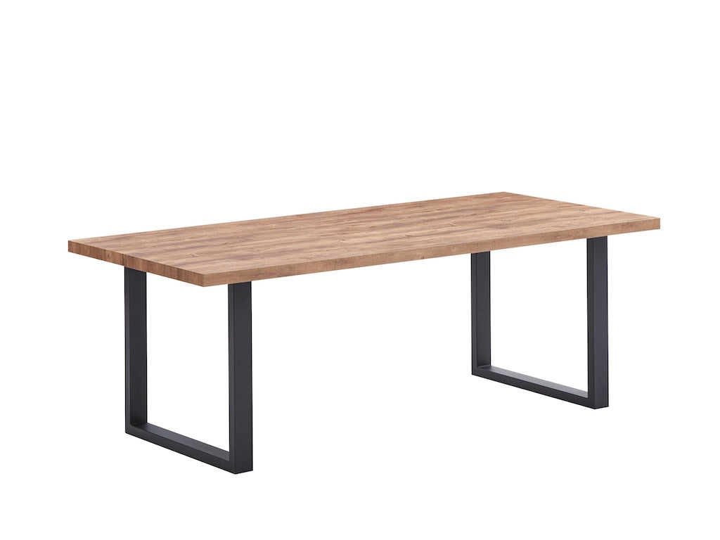 TYC - Tafel Omero - U-poot - Industrail Oak - 190x76x95cm