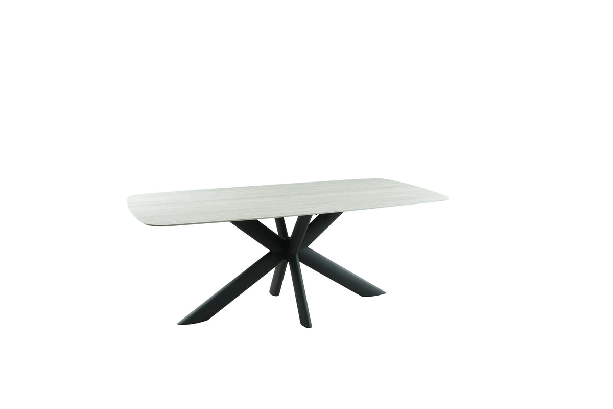 GBO - Table TF2507 - Arrondie - Céramique massive 12 mm - 220 x 100 x 76 cm