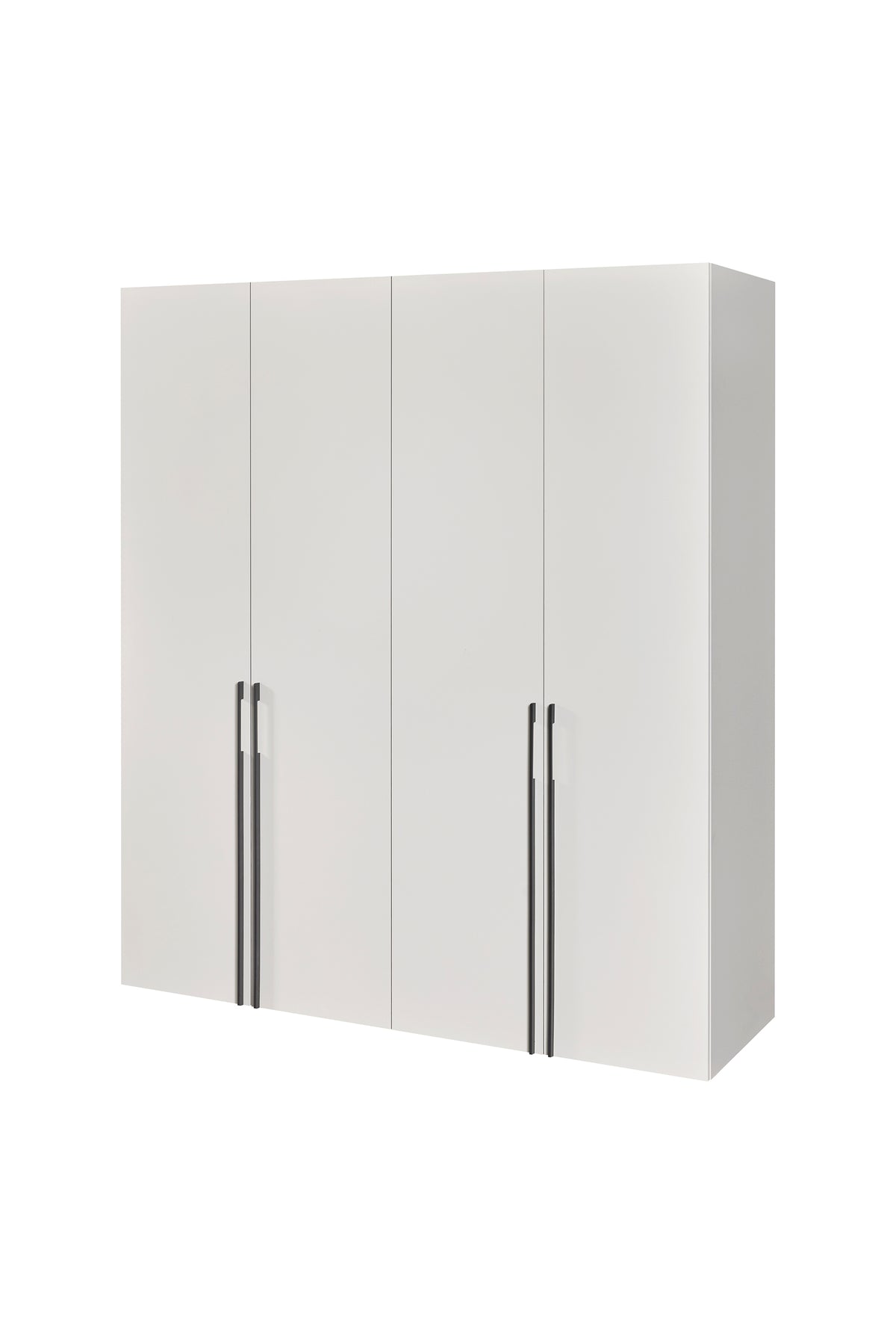 GBO - Kleerkast Acaccia – 4 deuren - 181x208x58 cm - in Cashmere