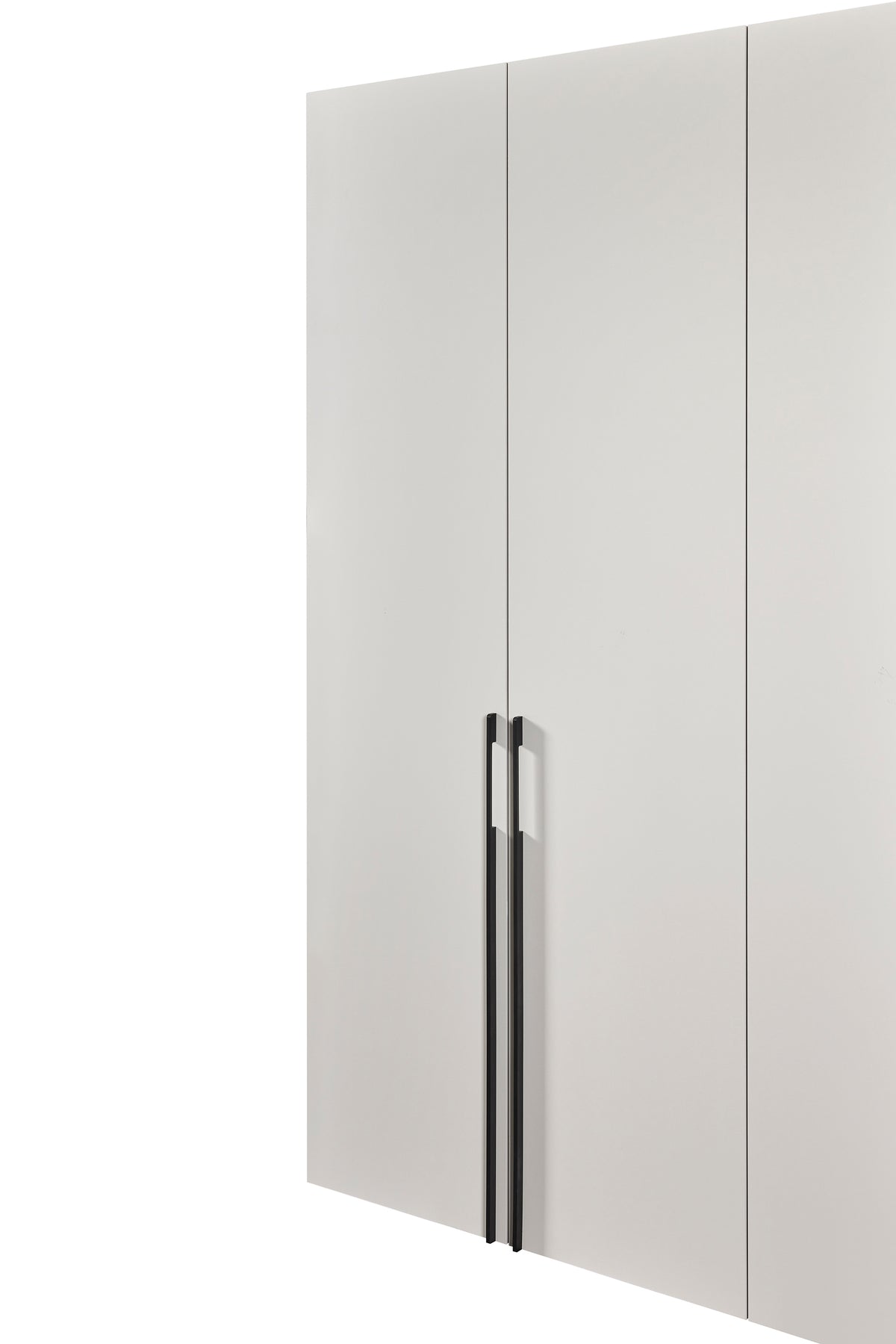 AGB - Armoire Acaccia – 3 portes - 136x207x58 cm - coloris Cachemire