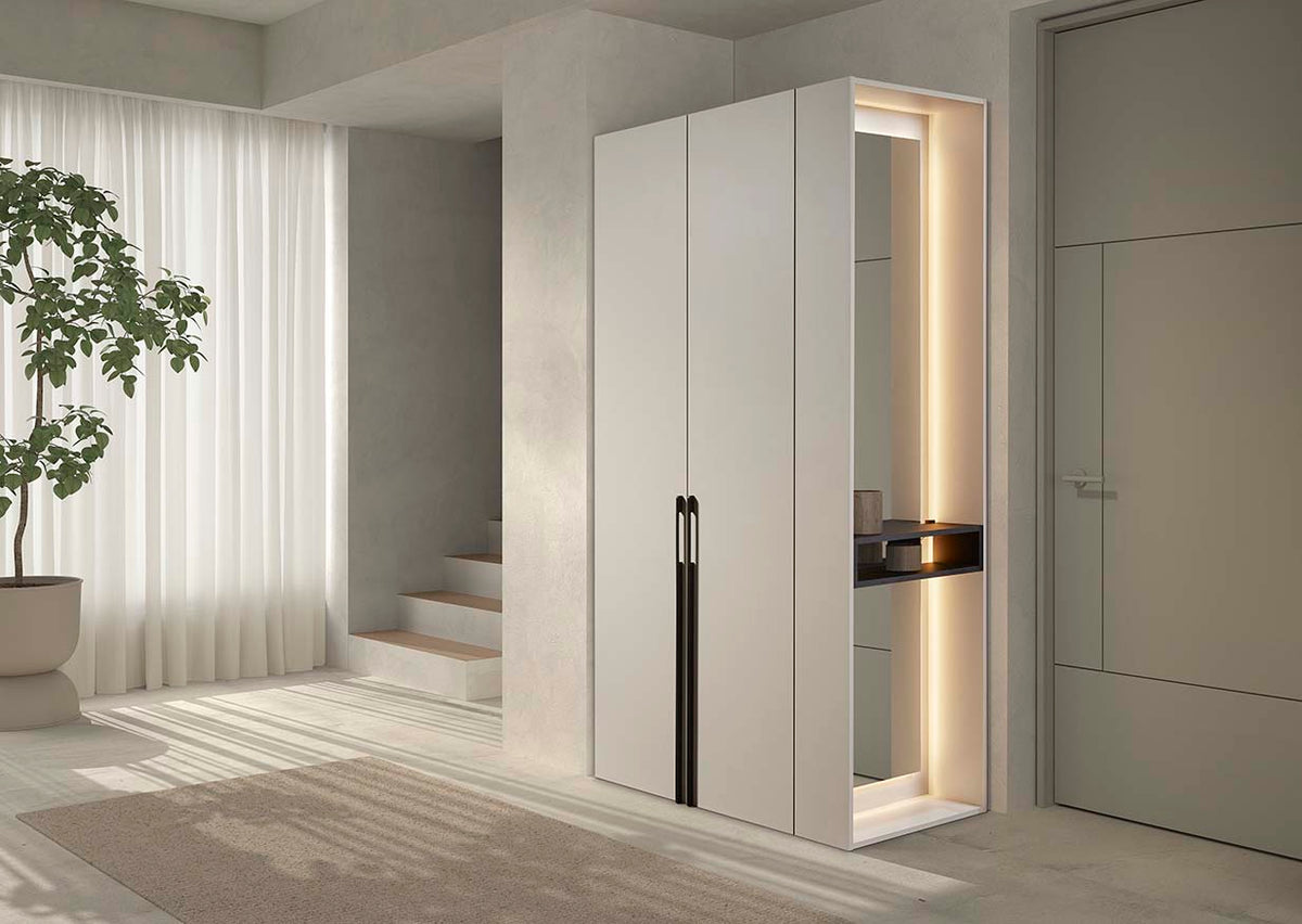 GBO - Élément miroir Acacia – 58x208x21 cm - coloris cachemire