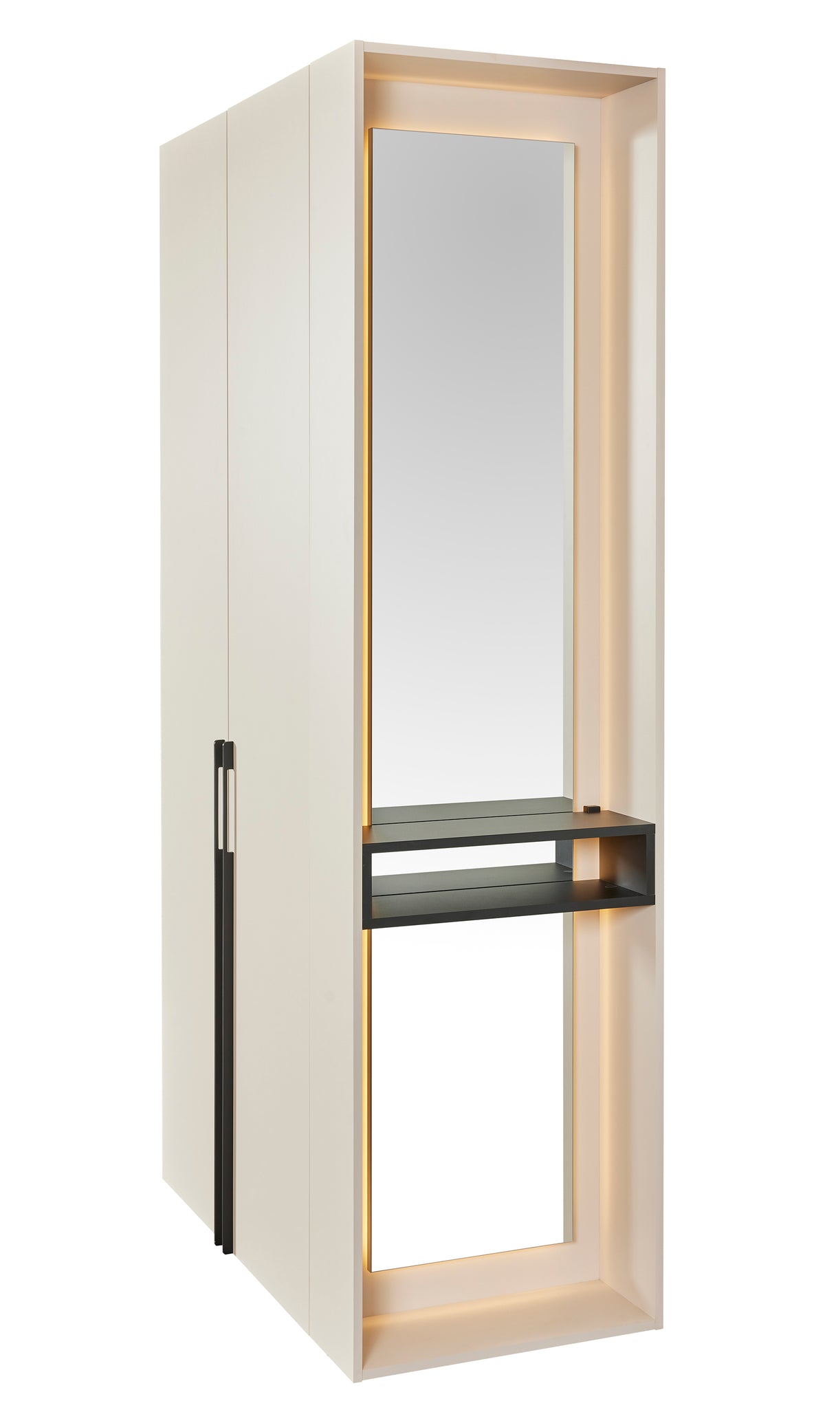 GBO - Élément miroir Acacia – 58x208x21 cm - coloris cachemire