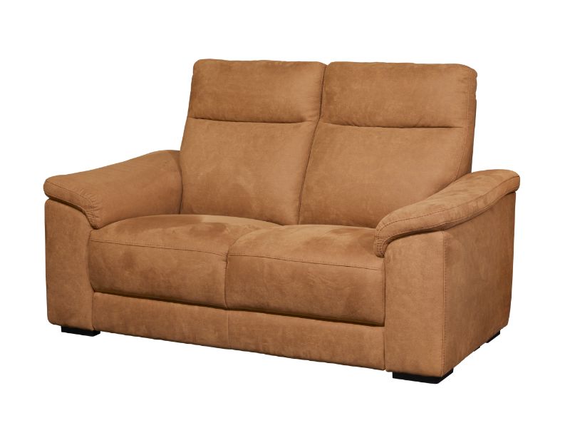 GBO - 2 zit vast Mirabel - Leder Ecru/ Taupe - 164xx200cm