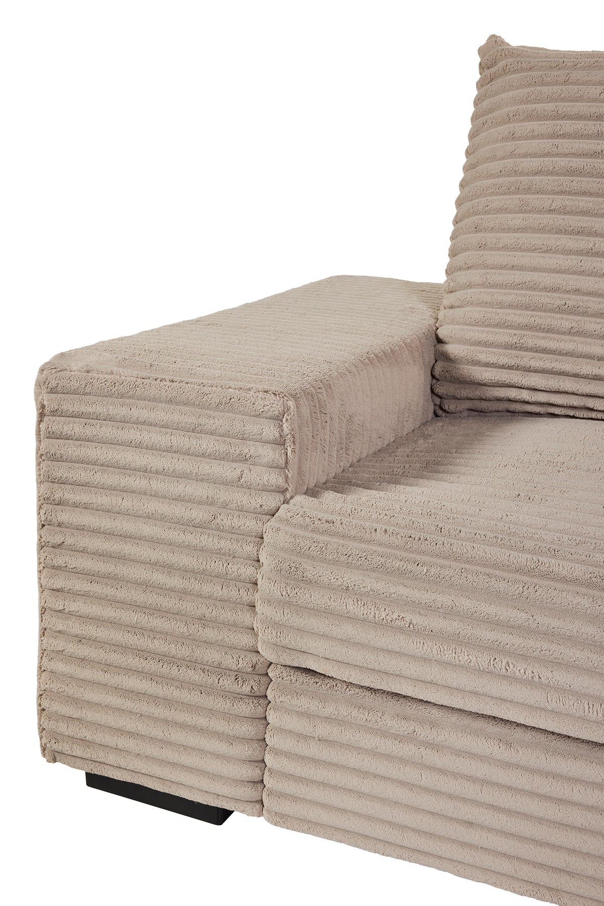 GBO - Hoeksalon 2L Nevada - Stof Beige - 276x105x185cm