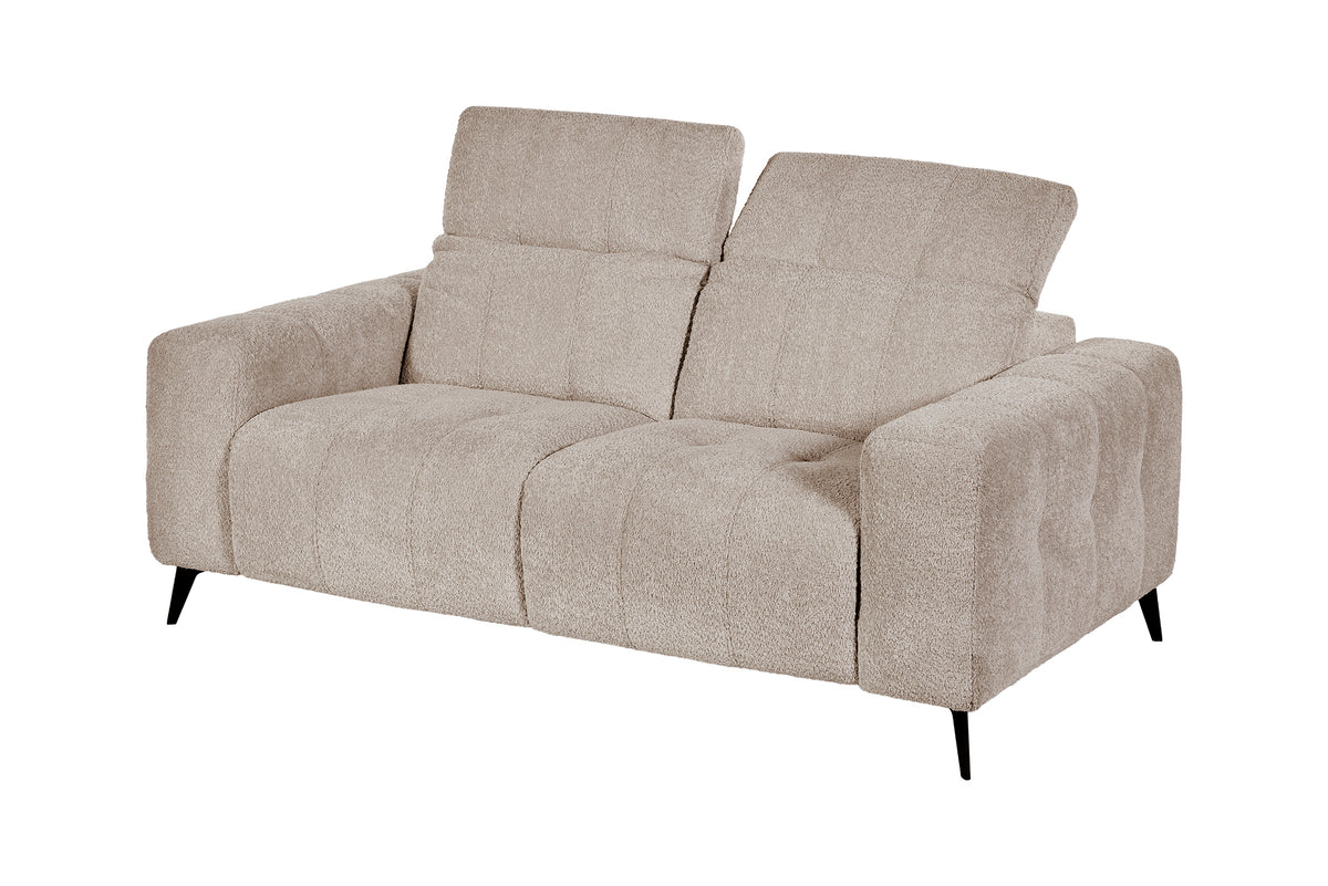 GBO - 2-Zit Vaste Oakland - Taupe - 178x81/102x109 cm