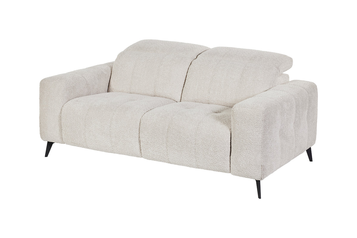 GBO - 2-Zit Vaste Oakland - Wit - 178x81/102x109 cm