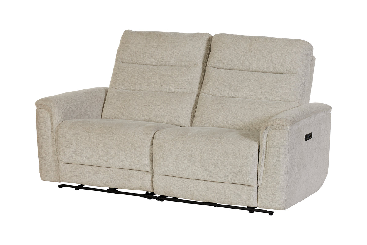 GBO - 2-zit vaste Omessa - Stof Beige - 196x107x99 cm