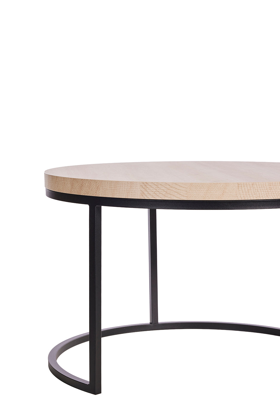 GBO - Bijzettafel SL2303 - Rond - Canyon oak  - 76 /56 x H 50 /43 cm