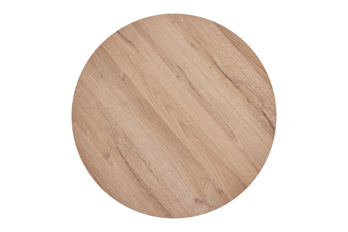 GBO - Table d'appoint SL2303 - Ronde - Chêne français - 76 /56 x H 50 /43 cm