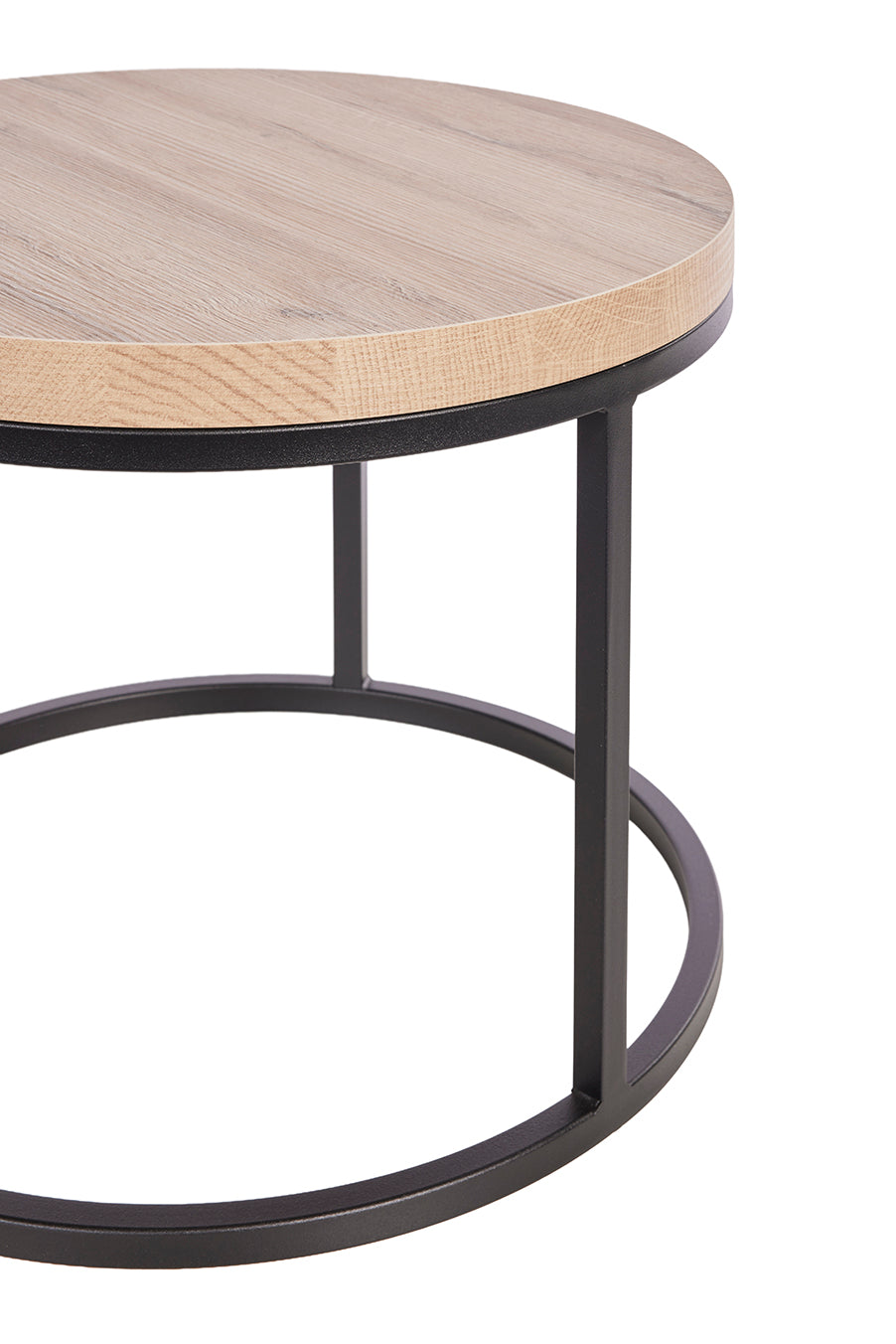 GBO - Table d'appoint SL2303 - Ronde - Chêne français - 76 /56 x H 50 /43 cm