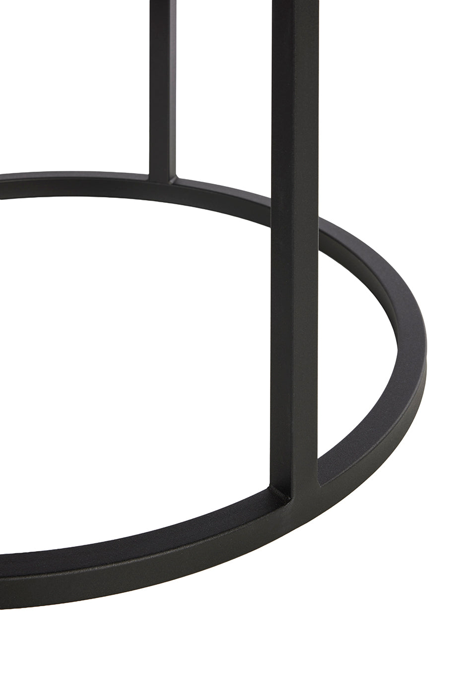GBO - Table d'appoint SL2303 - Ronde - Nox - 76 /56 x H 50 /43 cm
