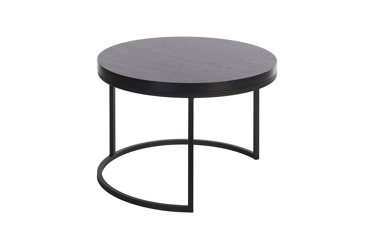 GBO - Table d'appoint SL2303 - Ronde - Nox - 76 /56 x H 50 /43 cm