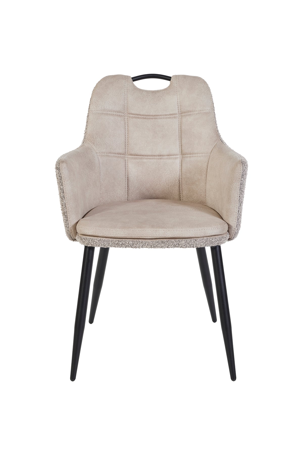 GBO - Eetkamerstoel ST2303-2 - Stof - Sand+White