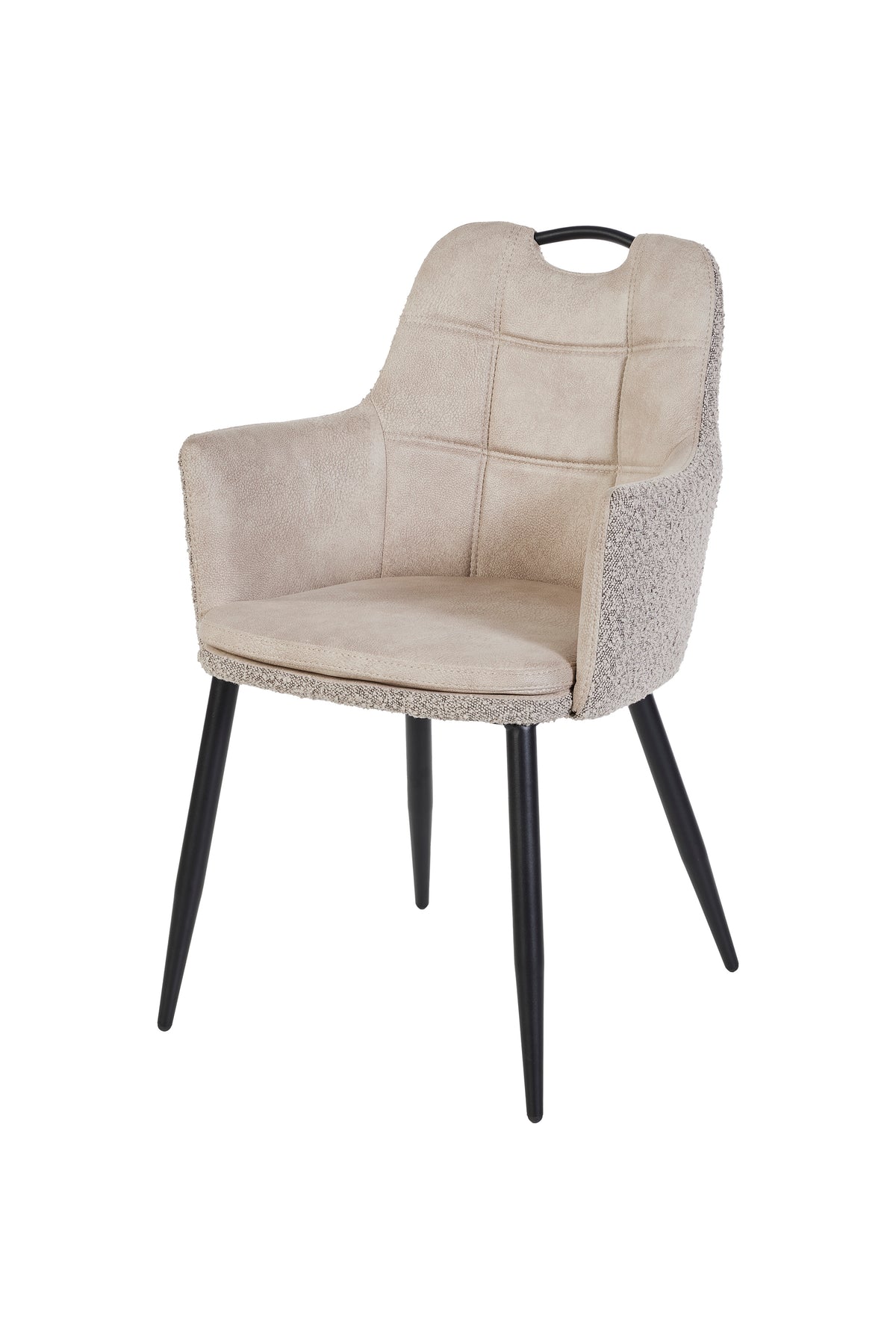 GBO - Eetkamerstoel ST2303-2 - Stof - Sand+White
