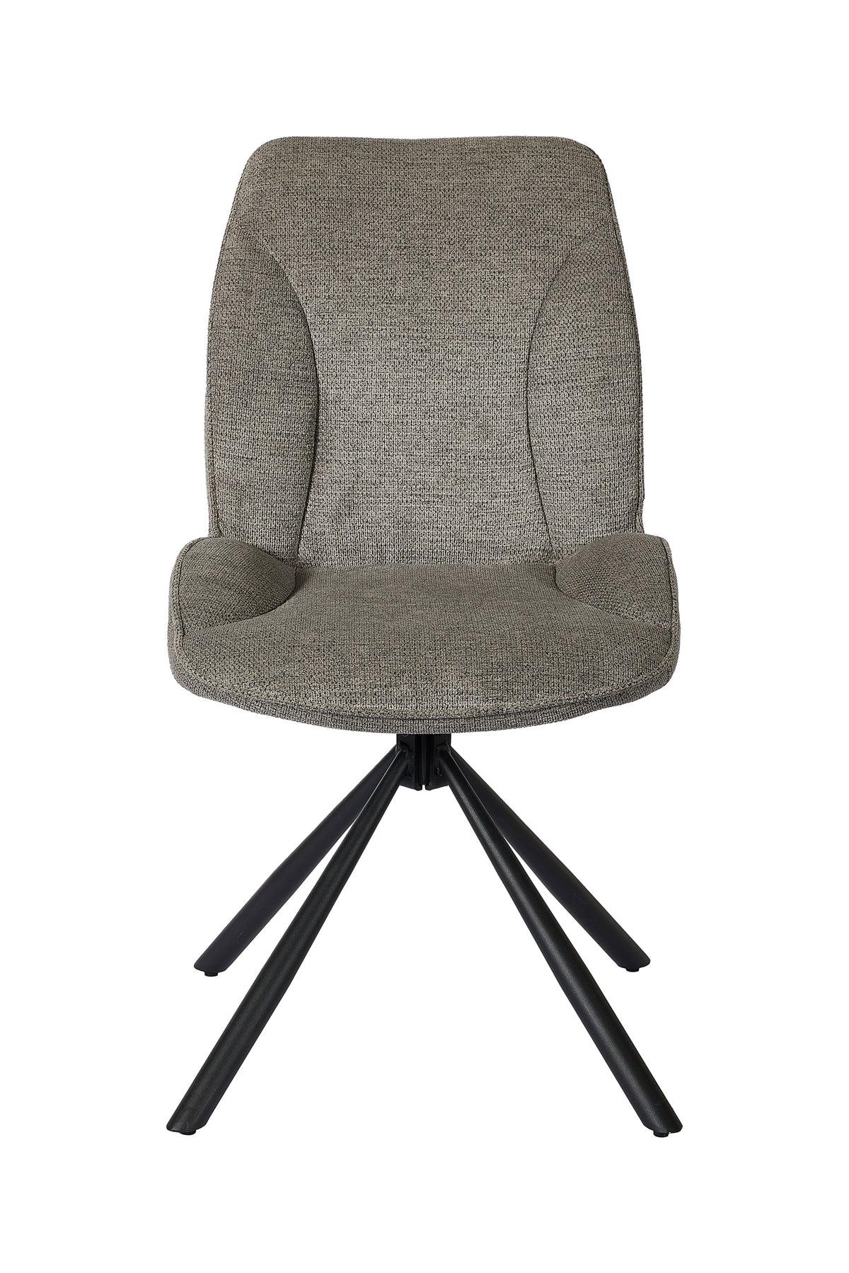 GBO - Eetkamerstoel ST2309-2 - Stof - Grijs- 46x44x50cm