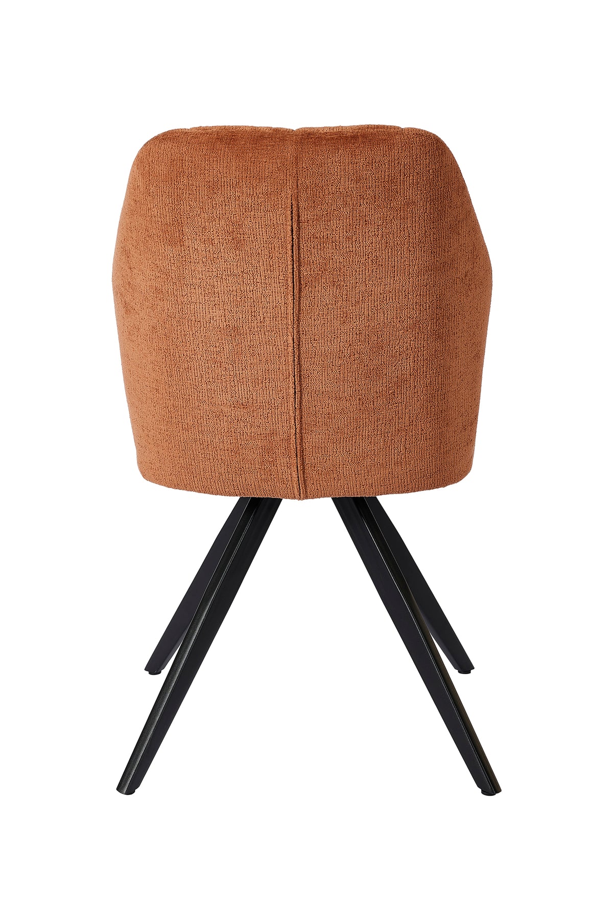 GBO - Chaise de salle à manger ST2319-2 - Tissu - Rouille - 48x38x50 cm