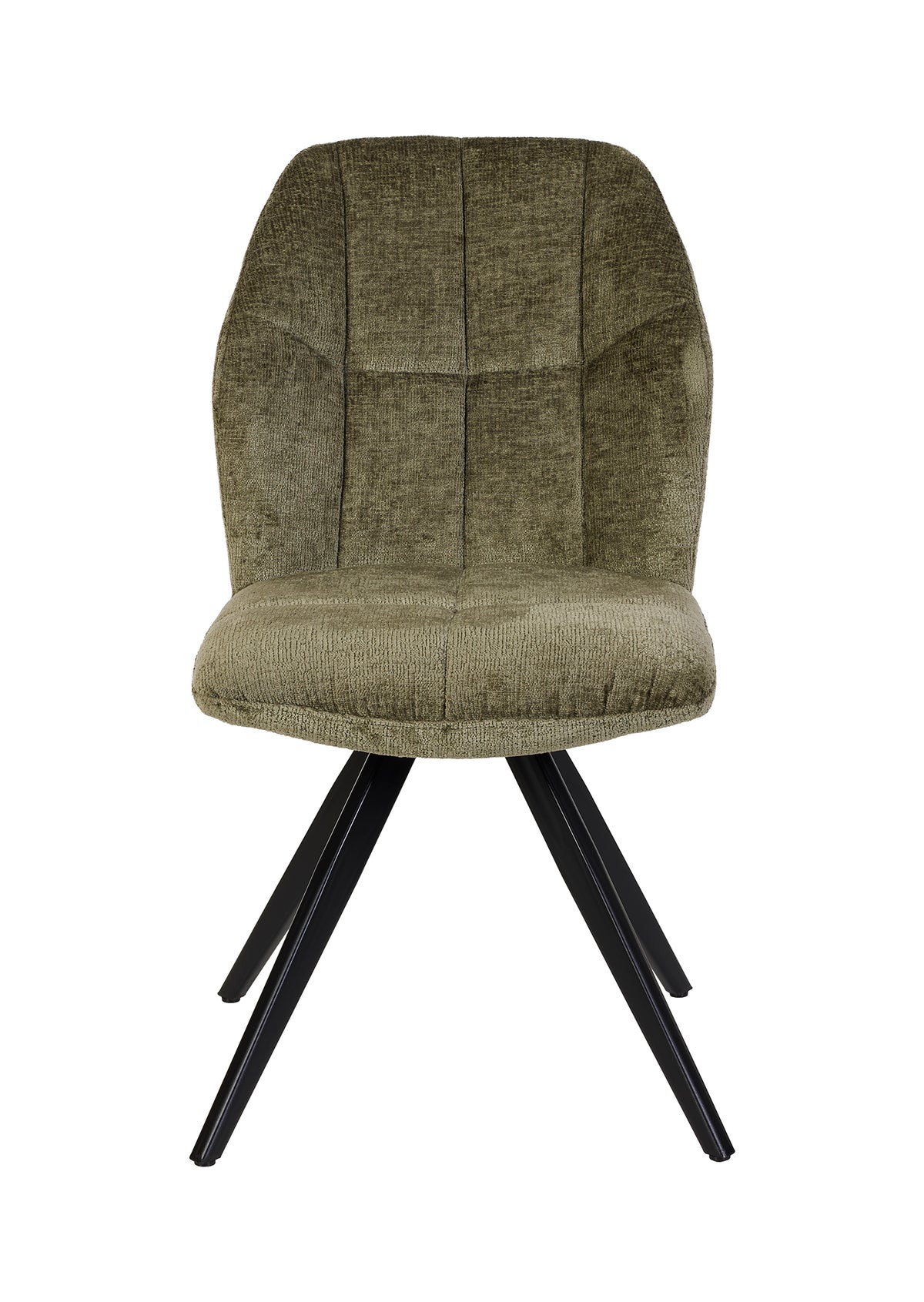 GBO - Eetkamerstoel ST2319-2 - Stof - Groen - 48x38x50 cm