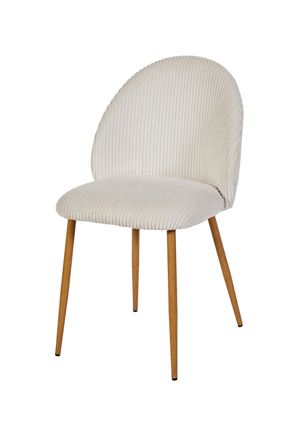 GBO - Chaise de salle à manger ST2403 - Tissu - Blanc