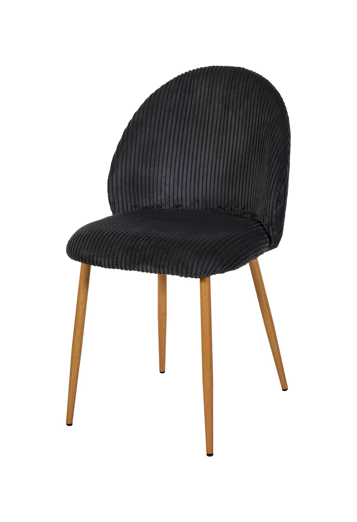 GBO - Chaise de salle à manger ST2403 - Tissu - Noir