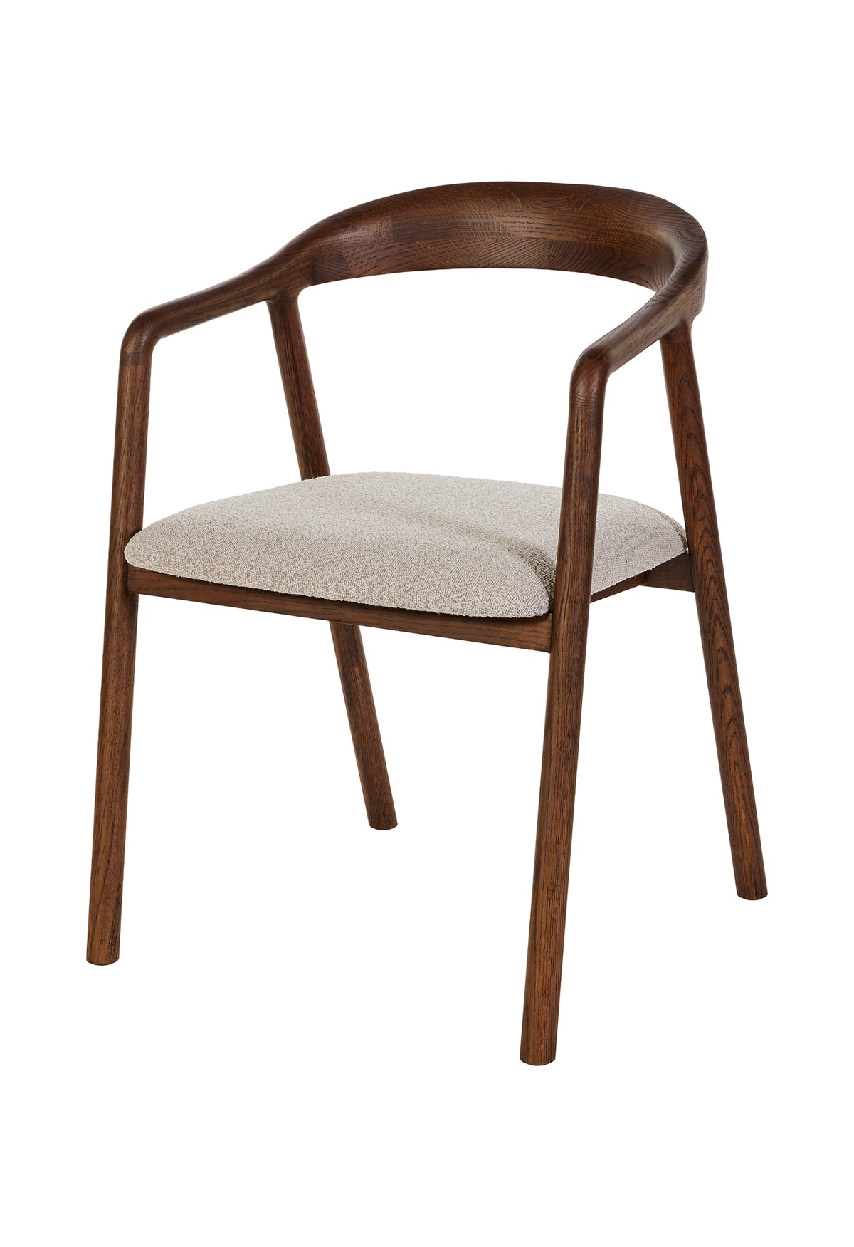 GBO - Eetkamerstoel Bone ST2410 - Beige/Donker Eik