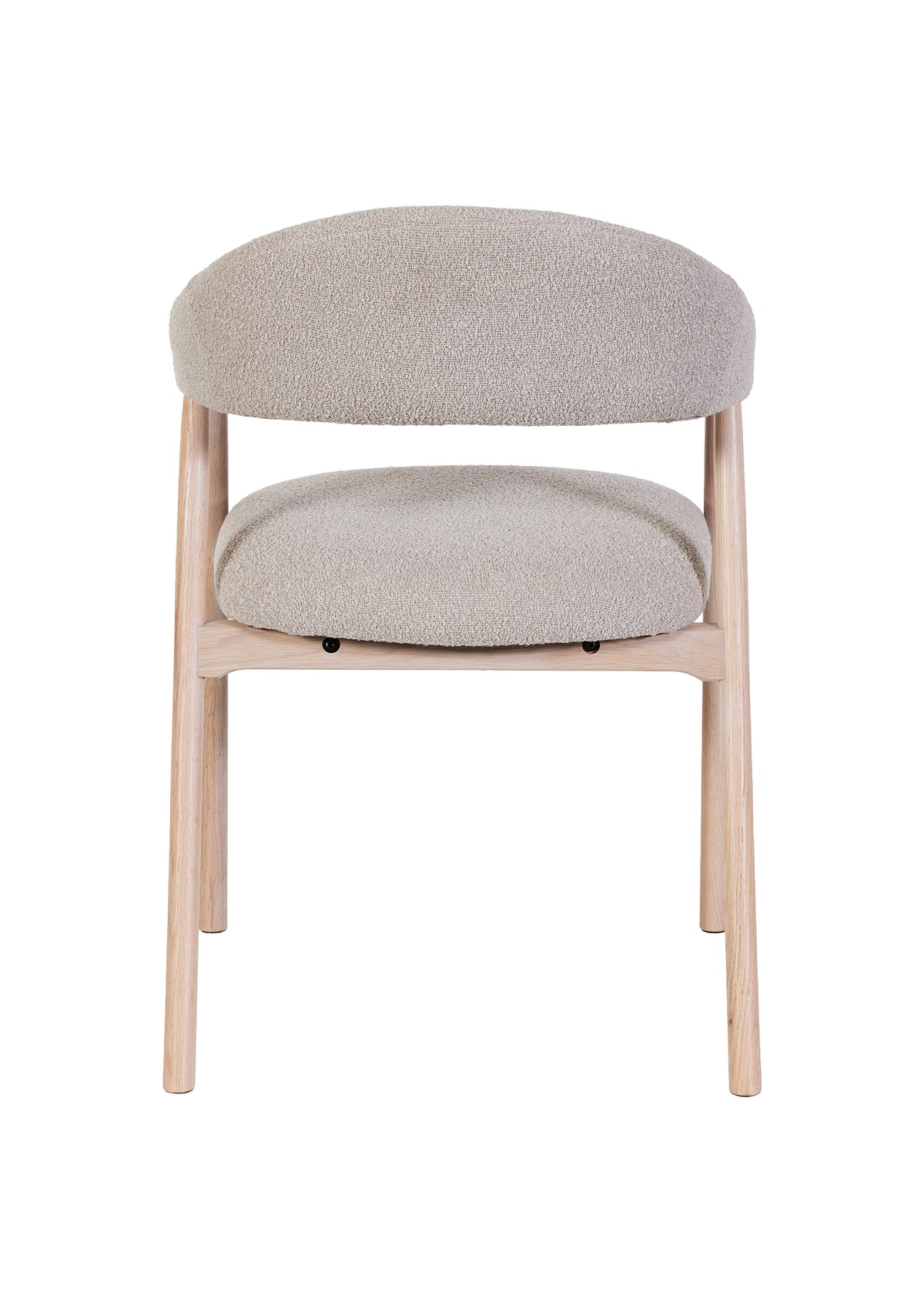 GBO - Chaise de salle à manger ST2501 - Tissu - Chêne clair