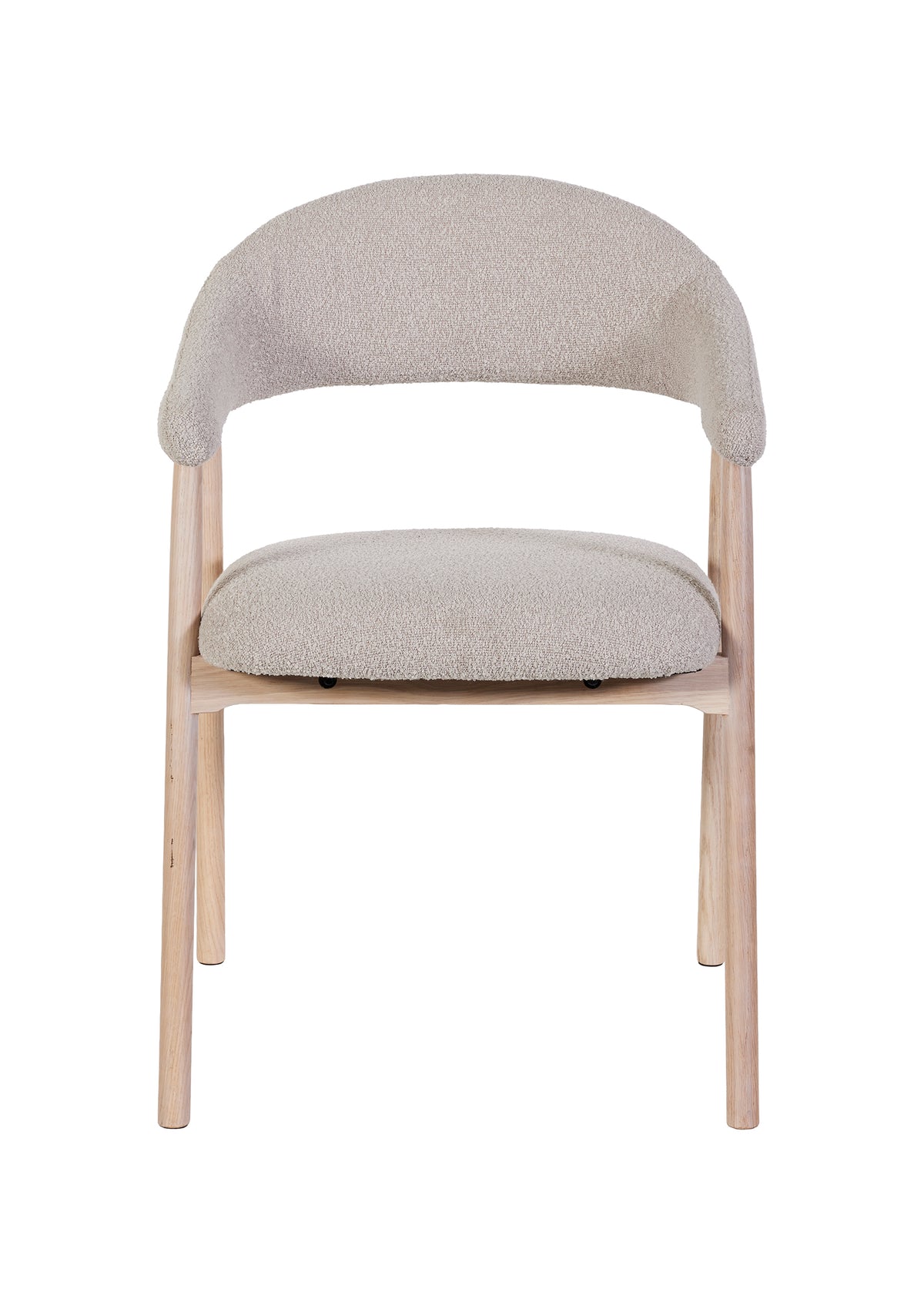 GBO - Chaise de salle à manger ST2501 - Tissu - Chêne clair