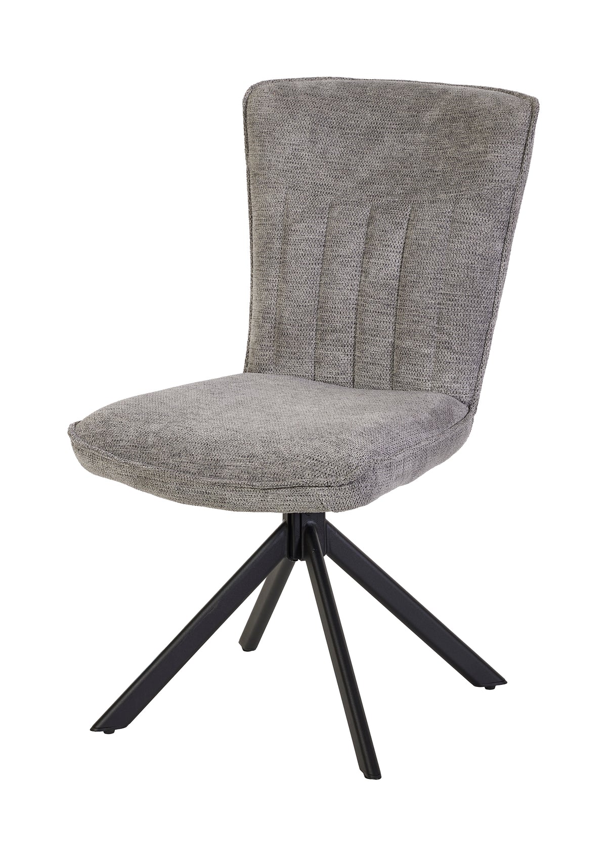 GBO - Chaise de salle à manger ST2504 - Tissu - Gris