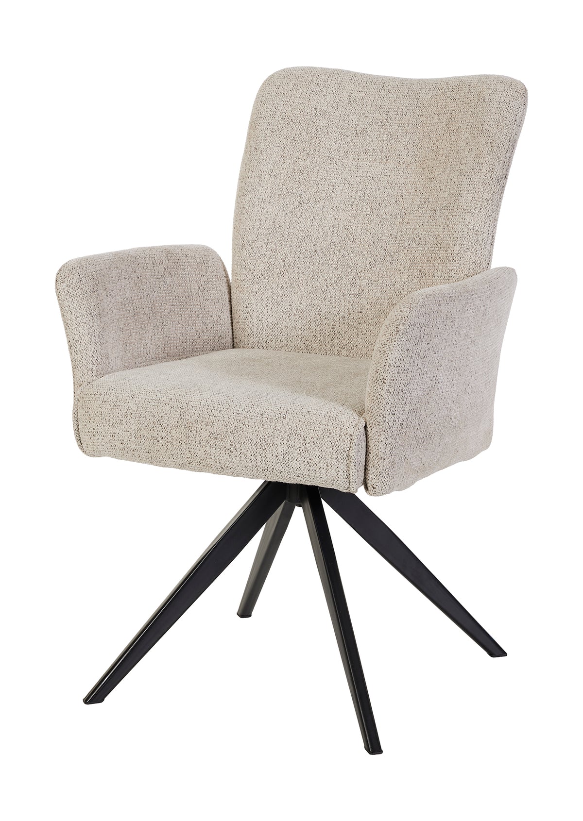 GBO - Eetkamerstoel ST2508 - Stof - Beige
