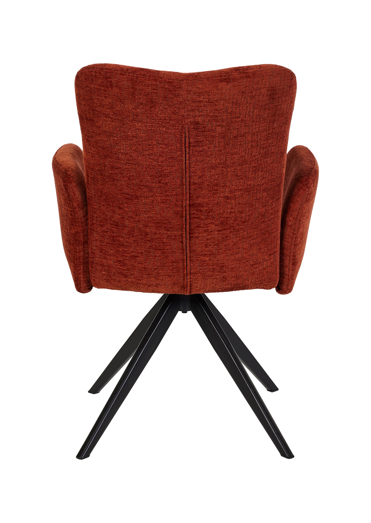 GBO - Chaise de salle à manger ST2508 - Tissu - Rouille
