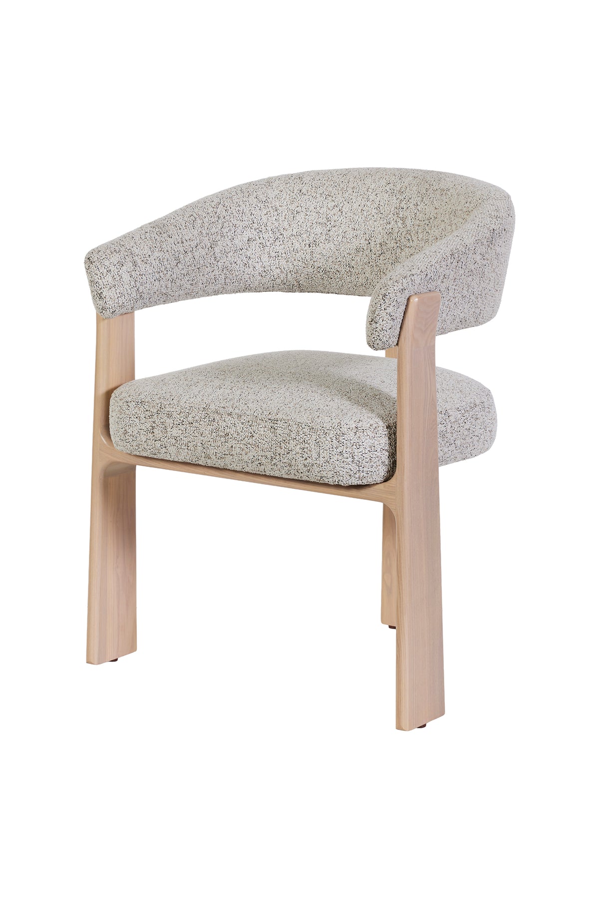 GBO - Chaise de salle à manger ST2602 - Tissu - Bois clair