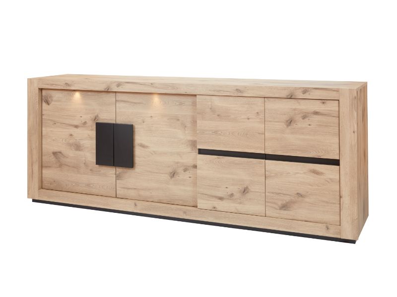 GBO - Buffet San Marino – 210x93x50 cm – Chêne Canyon