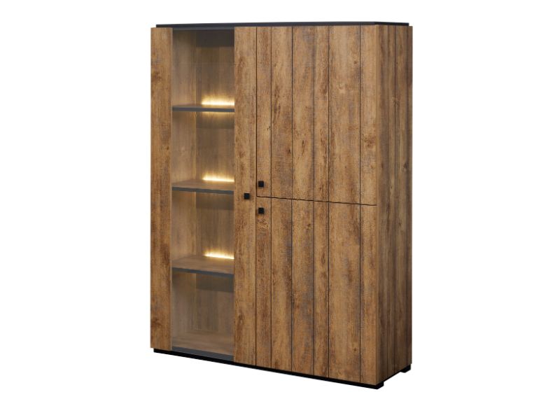 GBO - Verlichting Glaskast Sharon - Denver oak - xxcm