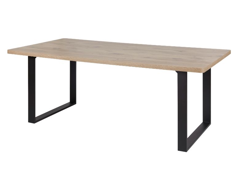 GBO - Table de salle à manger Santos TF2302 – 200x100x76 cm – Chêne Canyon