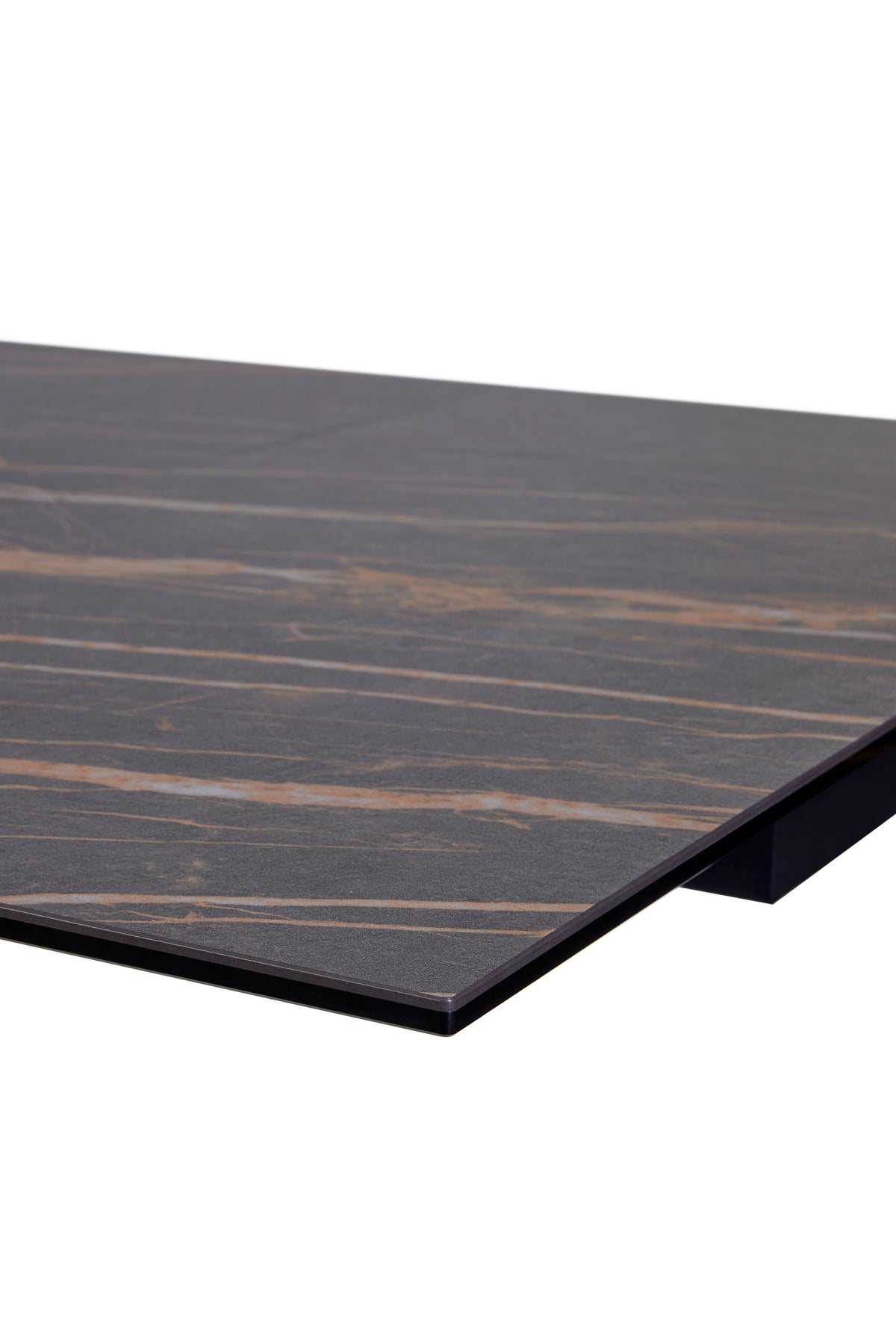 GBO - Table TF2306 - Rectangulaire - Or mat - 180 ( 280 ) x 100 x 76 cm