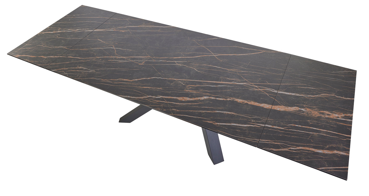 GBO - Tafel TF2306 - Rechthoekig - Matt Gold - 180 ( 280 ) x 100 x 76 cm