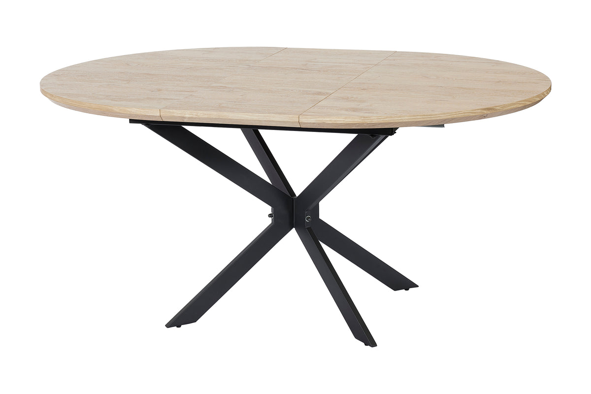 GBO - Eettafel Joy - Uittrekbaar - Alaska Oak - 120 (160) x H76 cm