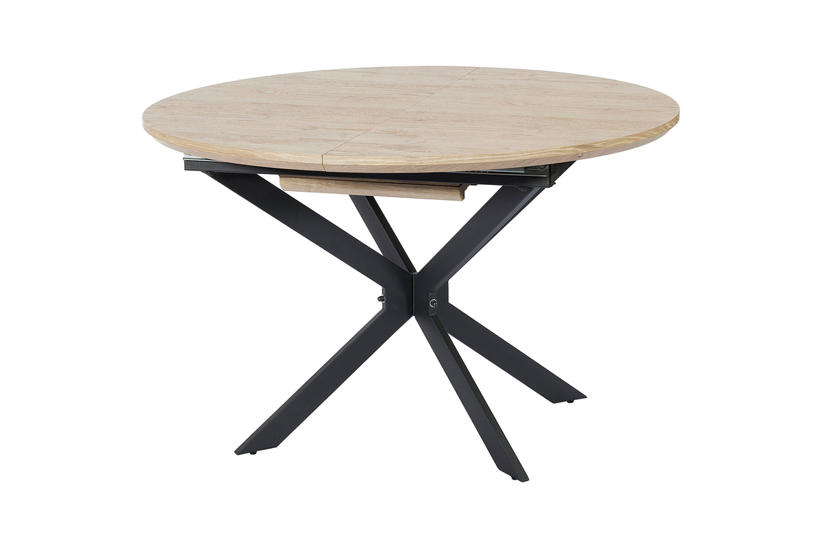 GBO - Eettafel Joy - Uittrekbaar - Alaska Oak - 120 (160) x H76 cm