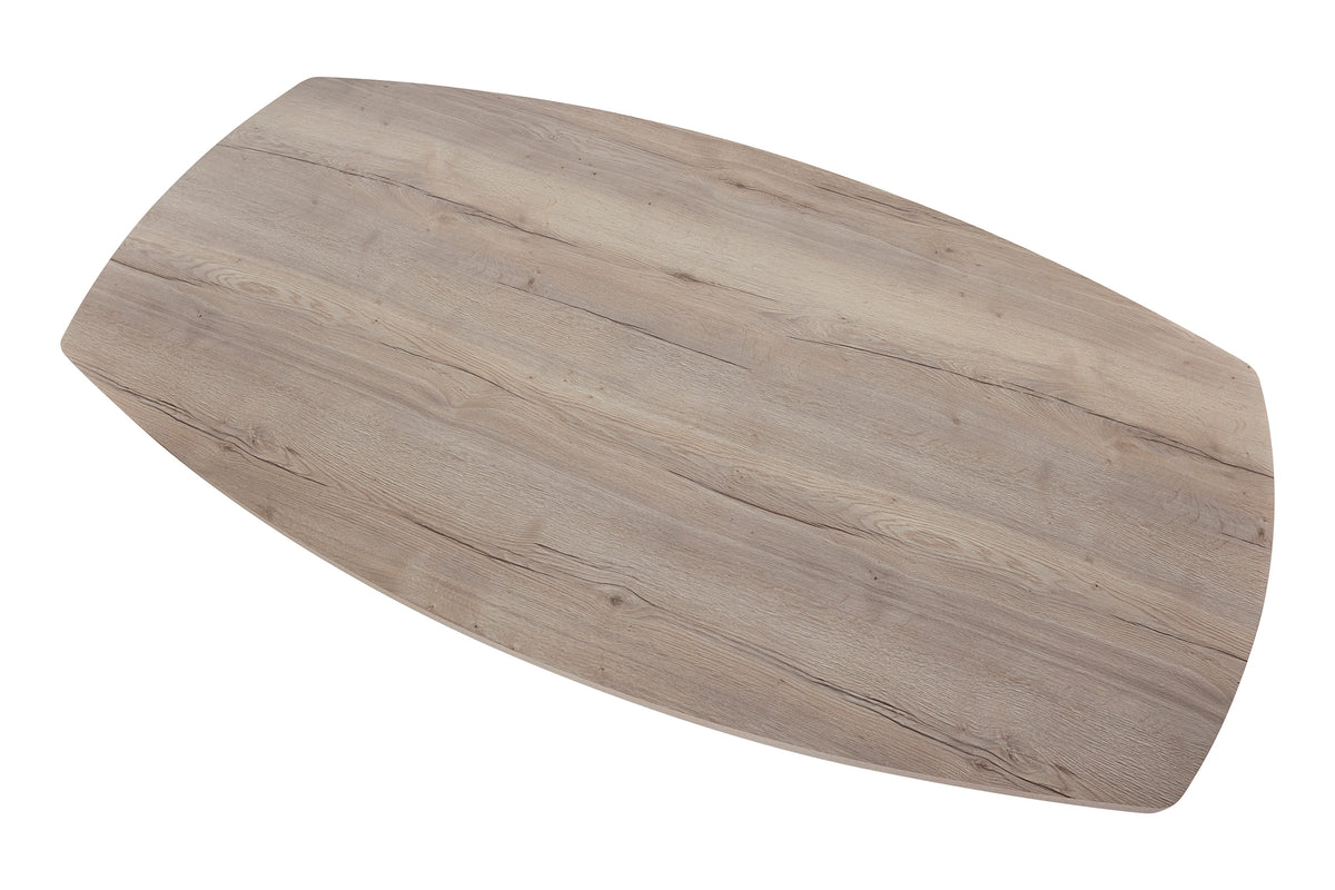 GBO - Eettafel Usain – ovaal 230 x 119 x 76 cm in Halifax White
