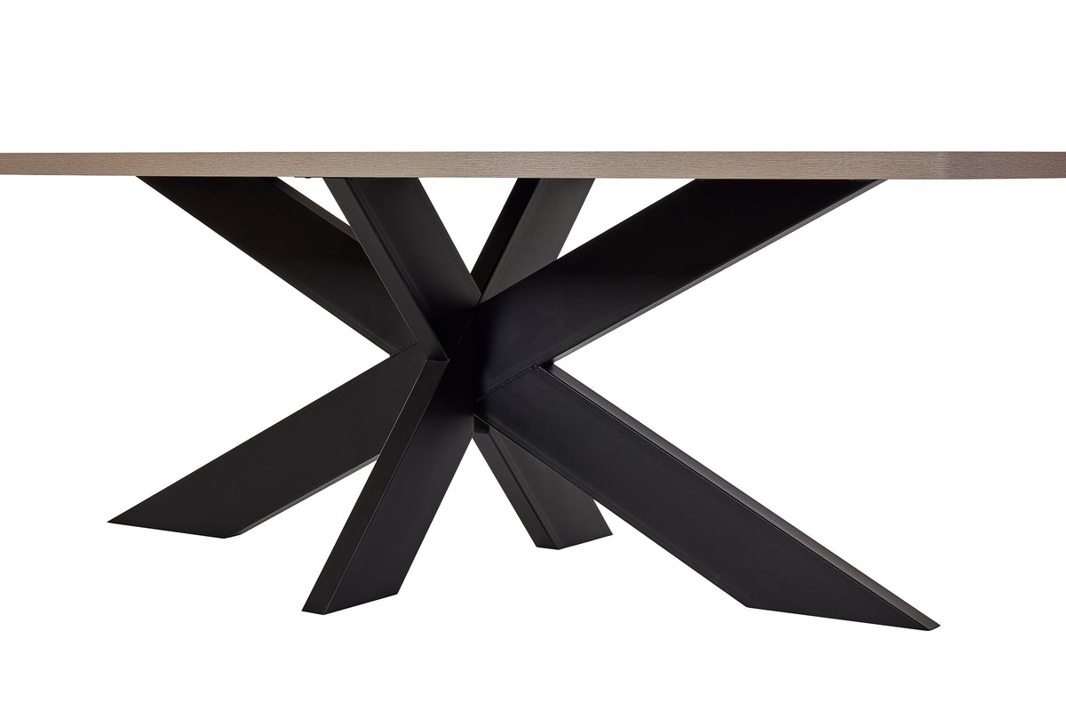 GBO - Eettafel Usain – ovaal 230 x 119 x 76 cm in Halifax White
