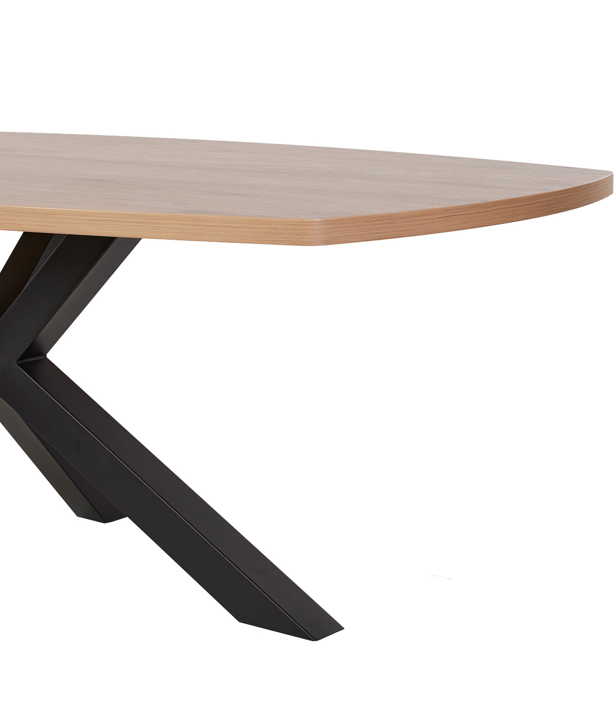 GBO - Table de salle à manger Vasko – ovale 230x119x76 cm en chêne Virginie