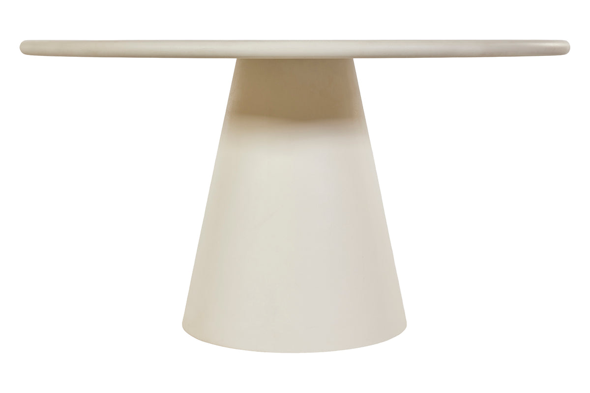 GBO – Cementex Rondel Tafel – Witte kleur – TF2503 - Ø140 cm